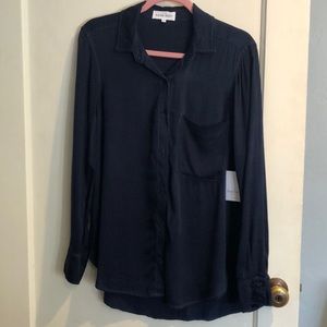Bella Dahl NWT Pocket Tunic Shirt/Indigo Night